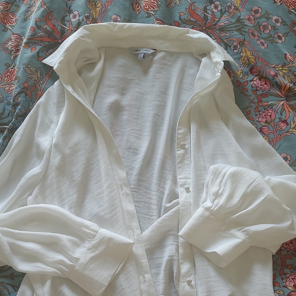 White Button-Up Shirt